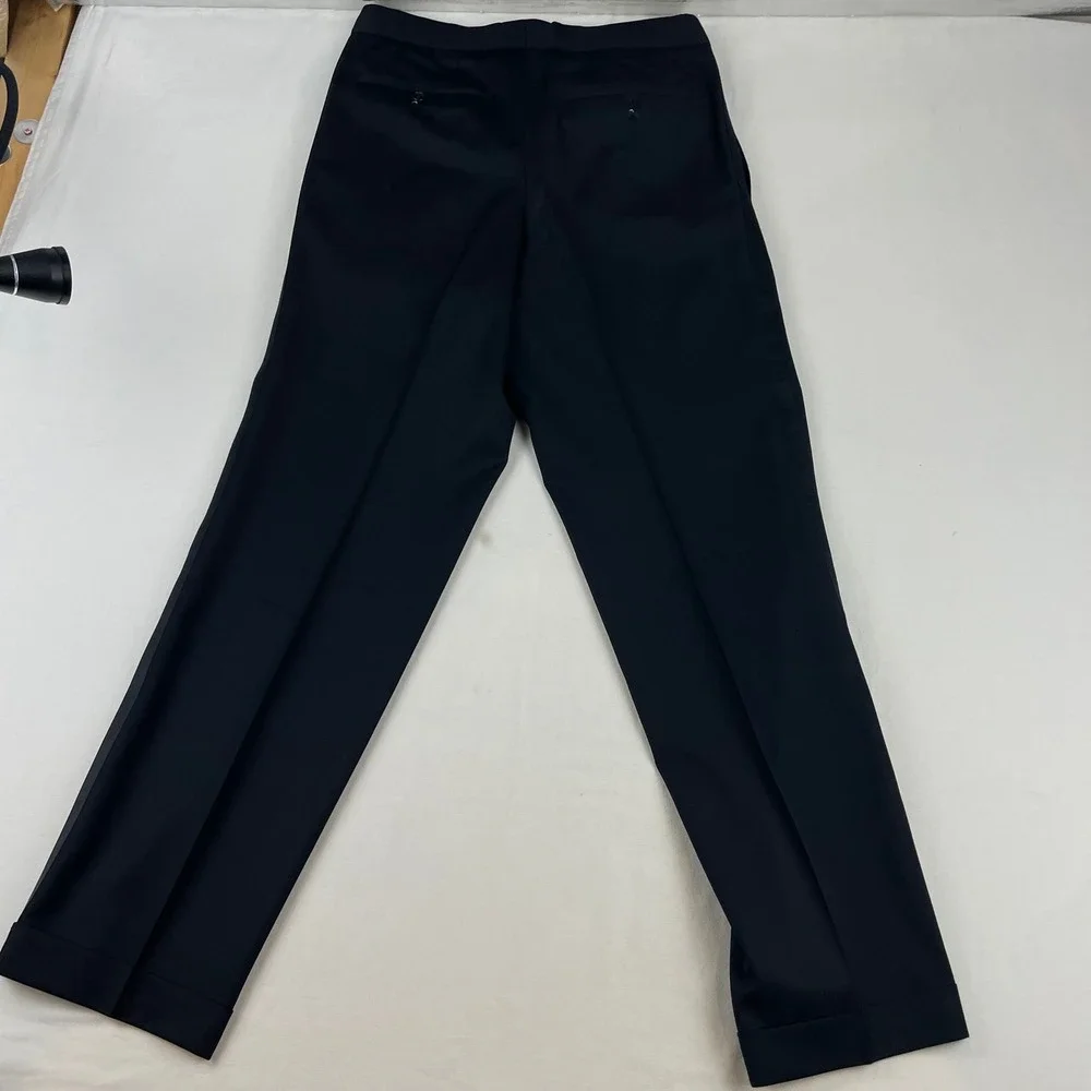 Hugo Boss Mens Black Super 100 Virgin Wool 3 Button Tuxedo Suit 40R 32x32